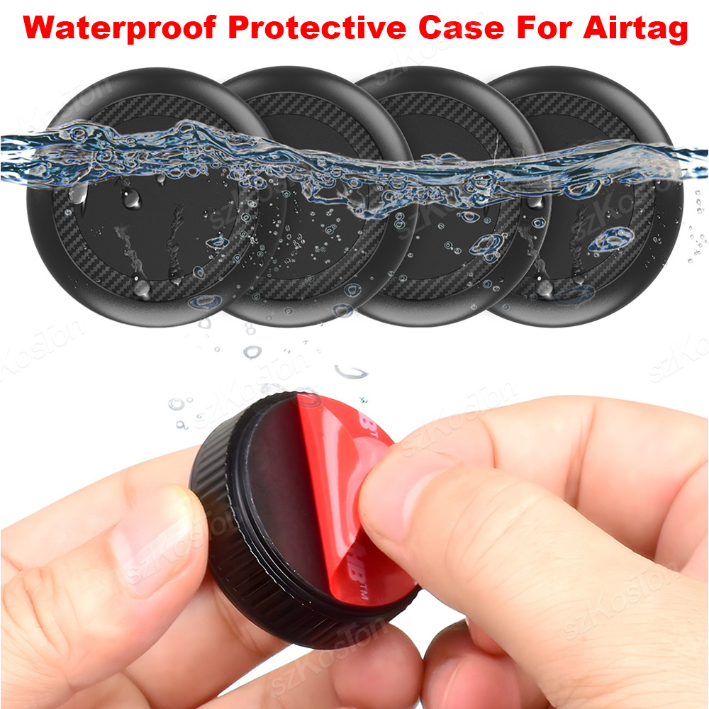 Drone Camera Waterproof - Wasserdichte Schutzhülle für AirTag mit Klebeaufkleber