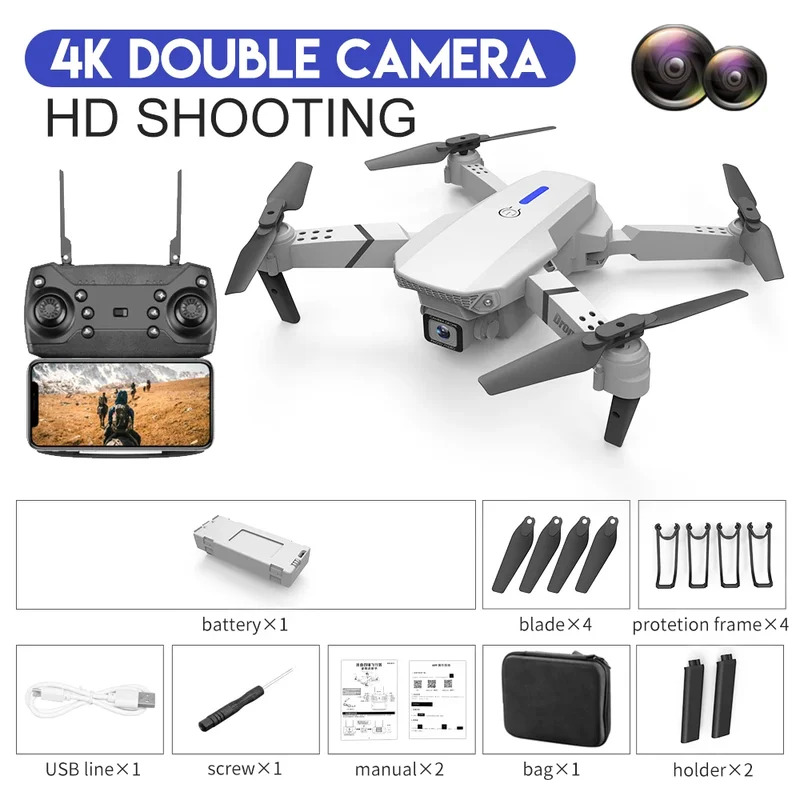 E88 ProIntelligent Folding Dro – Drone Camera Wide Angle Bewertung und Preis