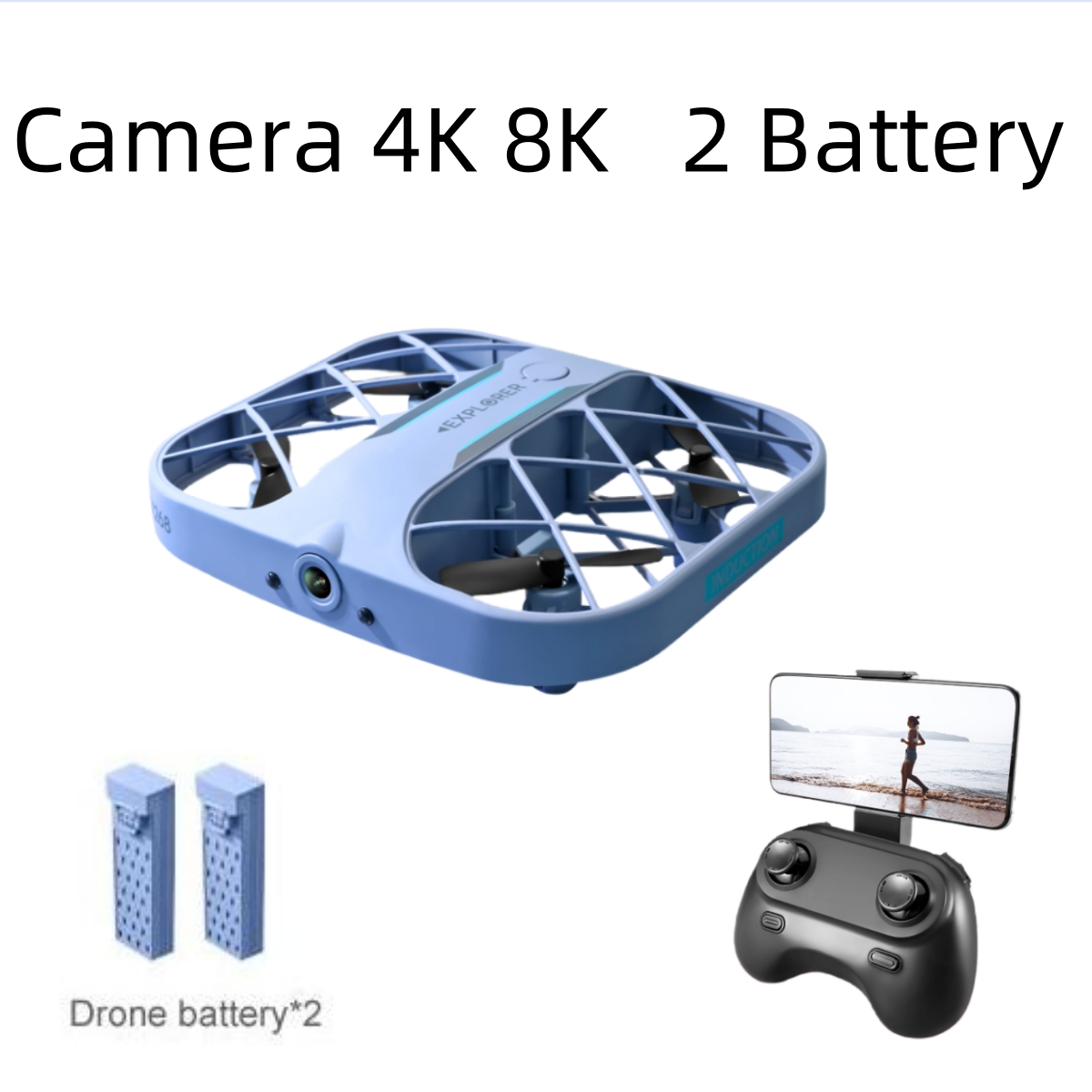 JJRC H107 FPV RC-Drohne mit 2  – Drone Camera Lens Bewertung und Preis